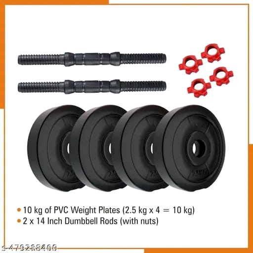 Home Fitness Set -4 Plates (2.5 KG each)