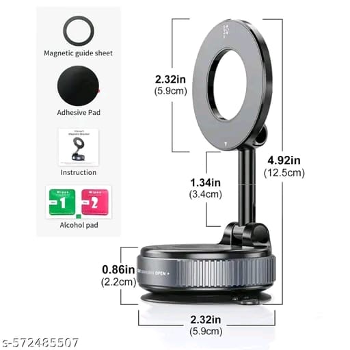 Vacuum Suction Magnetic Bracket
