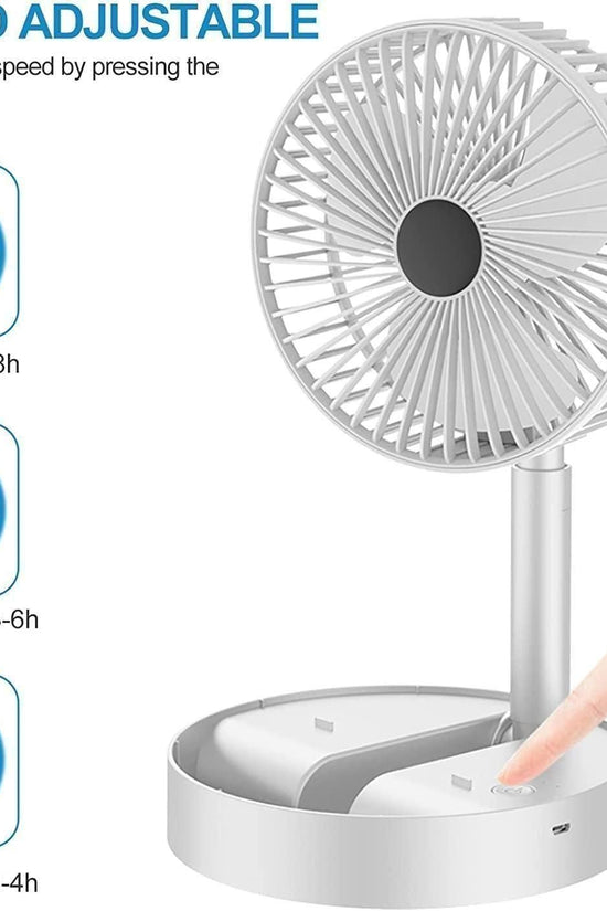 Powerful Rechargeable Table Fan