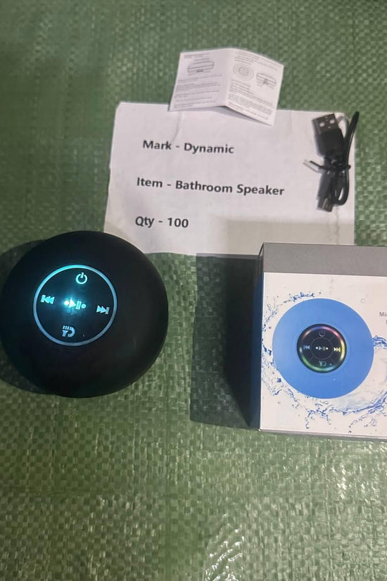 Large Suction Cup Waterproof Bluetooth Speaker