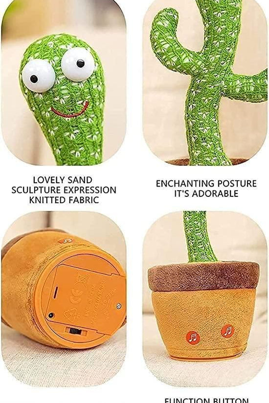 LED Musical Dancing & Mimicry Cactus Toy