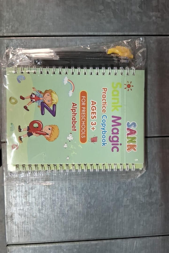 Sank Magic Practice Copybook (4 BOOKS,1 PEN,1 GRIP,10 REFILL)