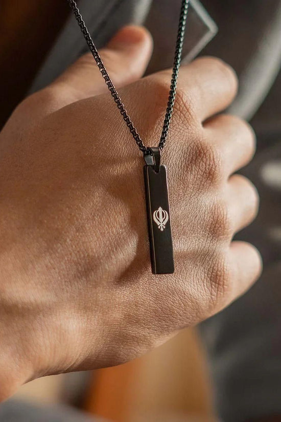 Khanda Spiritual Mini Tag Chain