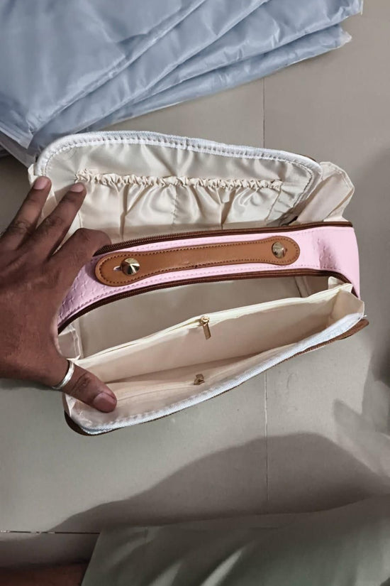 Double Zipper Cosmetics Bag