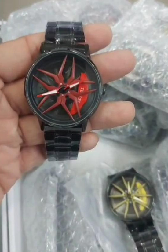 Stereoscopic Car Wheel Watch