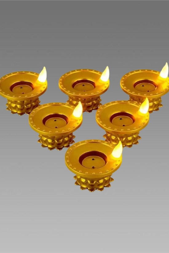 Water Pouring  Diya Led Light