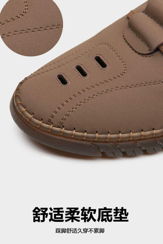Men's Stylish Laser Cut Tan Casual Shoes