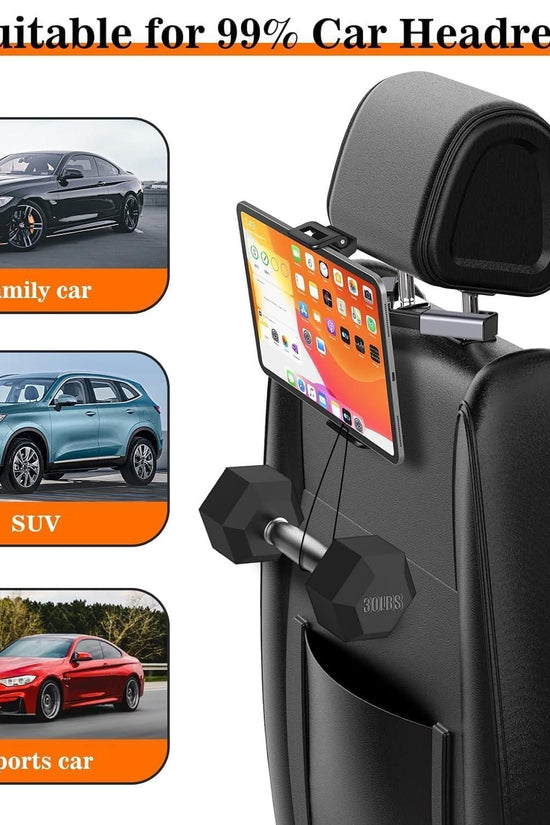 Car Headrest Phone/Tablet/iPad Holder