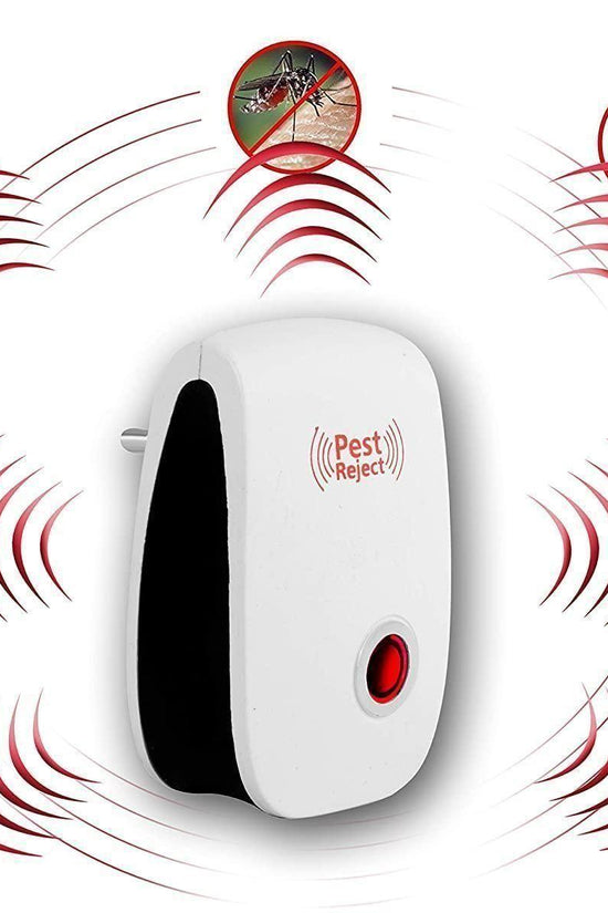 Ultrasonic Pest Repeller for Mosquito, Cockroaches, etc (Pack of 2)