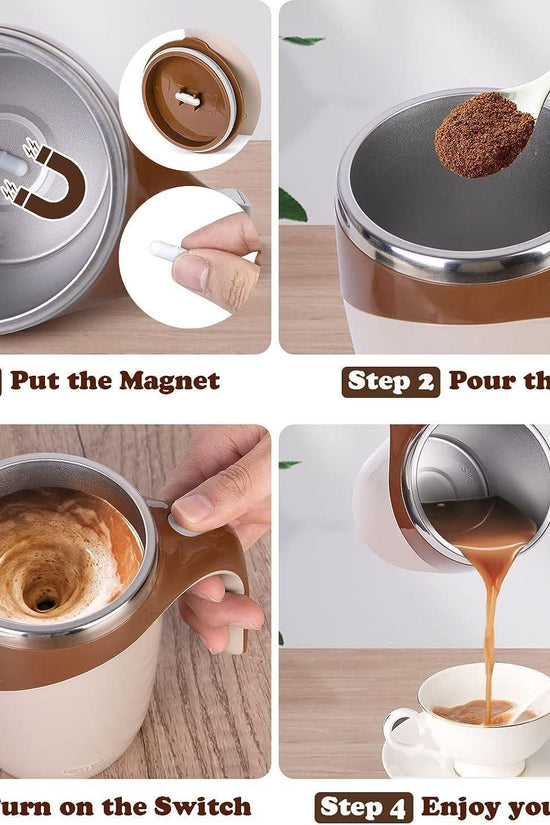 Self Stirring Magnetic Mug