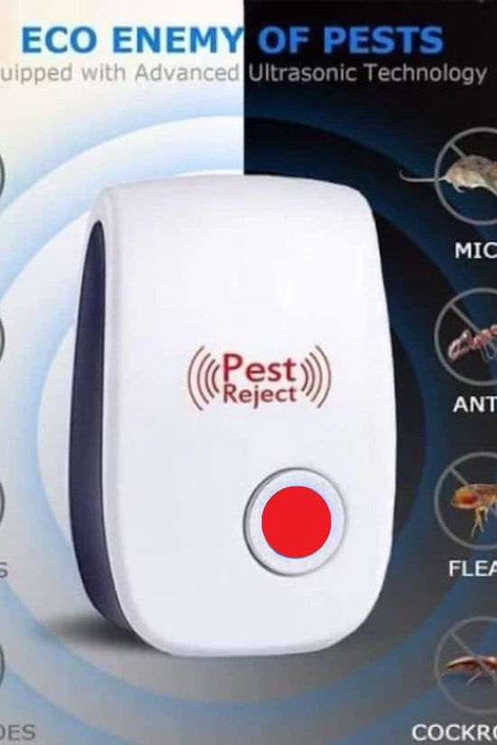 Ultrasonic Pest Repeller for Mosquito, Cockroaches, etc (Pack of 2)