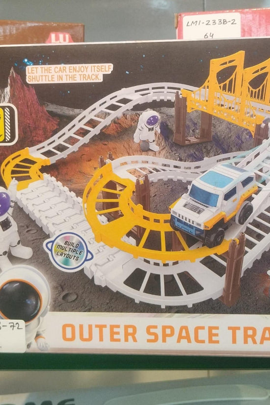 Astronaut Spaceship Track Set - Outer Space Toy Set for Kids