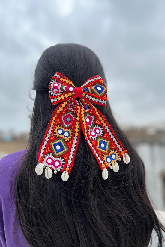 Navratri Bow hair Accessories (Pack of 2)