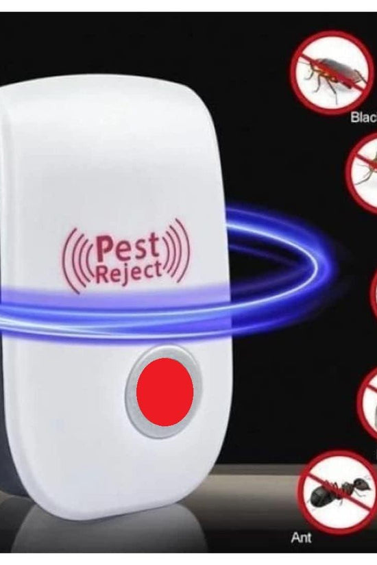 Ultrasonic Pest Repeller for Mosquito, Cockroaches, etc (Pack of 2)