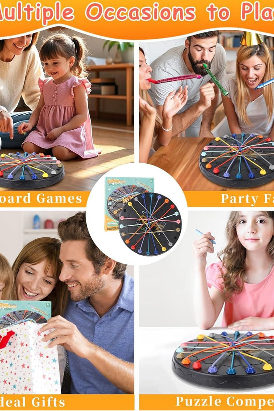 Rope Sorting Puzzle, Brainy Teaser Rope Strategy Board Game Logic Knots Untangling Table Toy